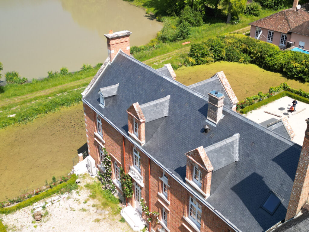 réfection toiture château sologne