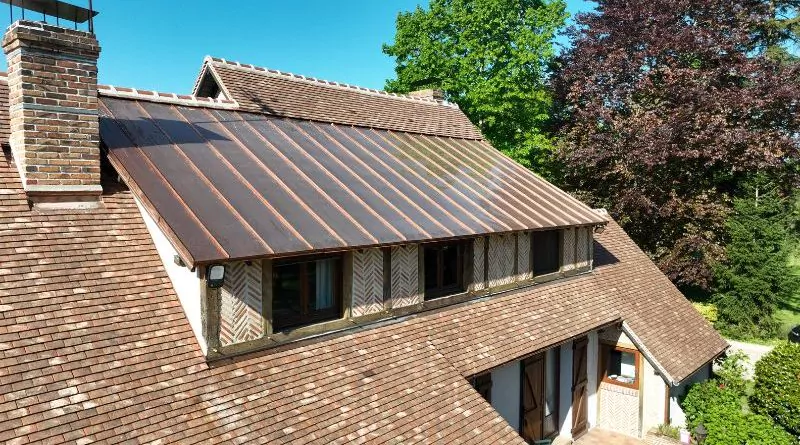 toiture cuivre sologne