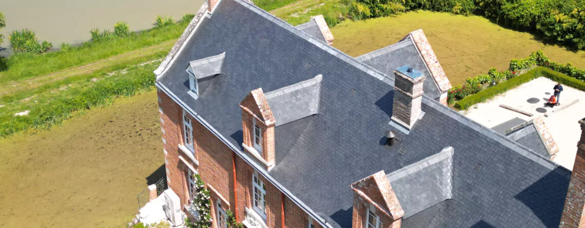 réfection toiture château sologne